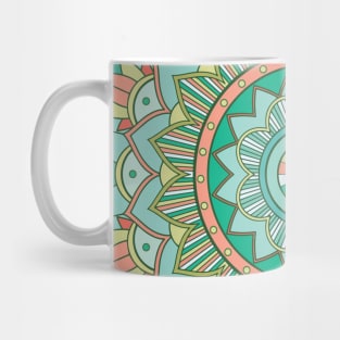 Colorful Mandala, mandala-design, mandala-art, geometric, abstract, mandala and spirituality, colorful, rainbow, mandala pattern, mandala flower patterns, Flower Mandala ,Spirituality Mug